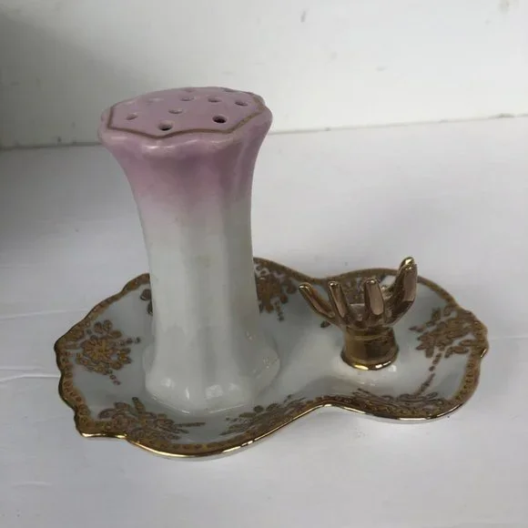 Victorian Hat Pin holder, Ring Tray Antique Victorian Dresser Decor Vanity Decor - Picture 4 of 6